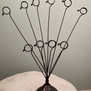 Black Metal Photo Holder